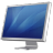 Cinema Display Diagonal (blue) Icon